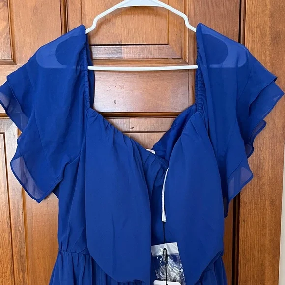 JJs House Royal Blue Maxi Dress wedding - Picture 9 of 9